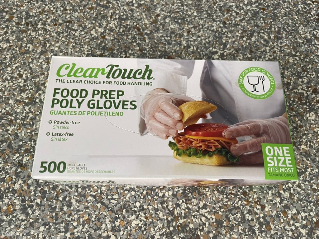 Product Overview: Choice Disposable 1 Mil Poly Gloves (Large)