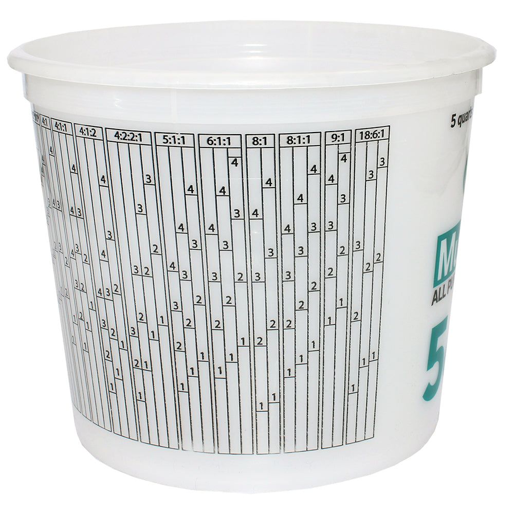 5 Qt Encore 1045181 Mix 'N Measure Solvent Resistant Container