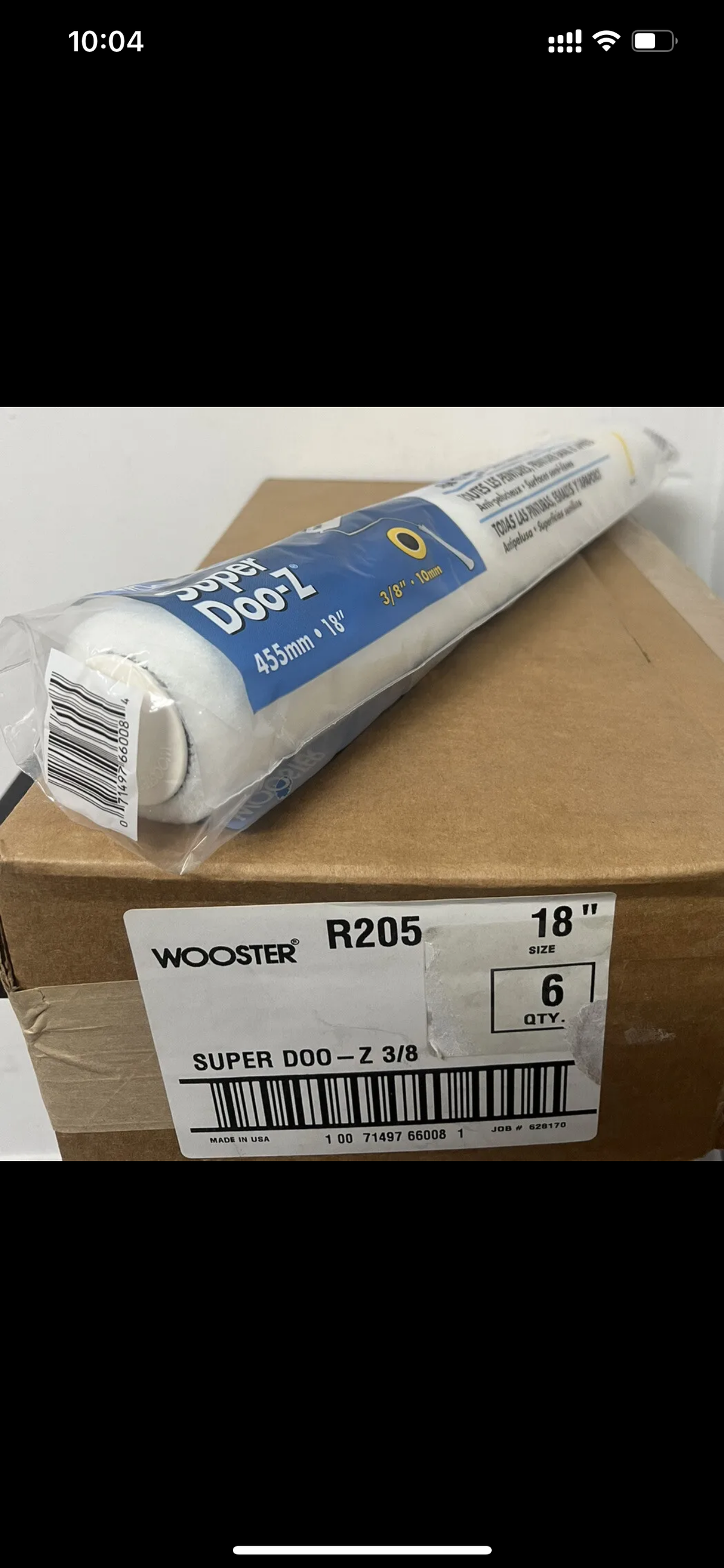 Wooster® Super Doo-Z® 18" Premium Floor Coating Roller Cover (6 Pack