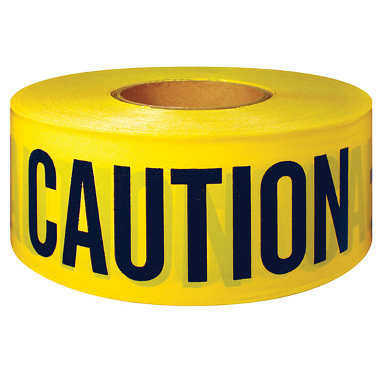3" x 300' Intertape 600CB Barricade Ribbon Caution Tape