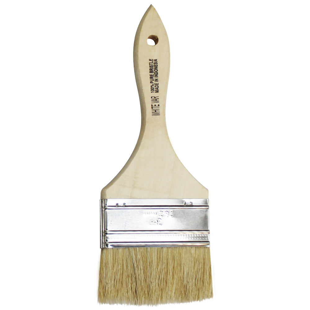 Premier 3" WV-30 White Natural Chinese Bristle Chip Brush