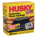 42 Gal Poly - America HK42020B Husky 3-Mil Contractor Trash Bag, 20-Count