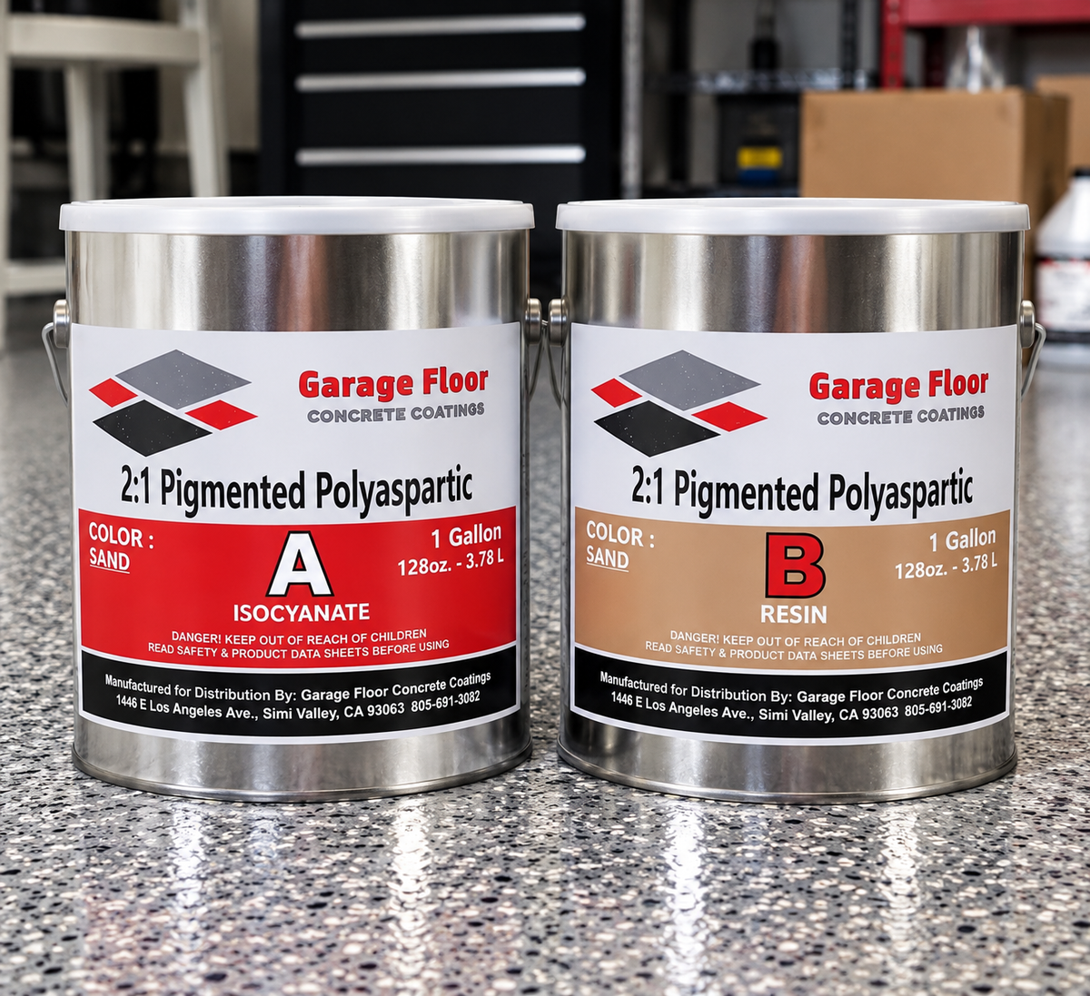 Pigmented Polyaspartic (1.5 Gallon Kit)